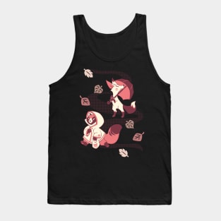 Tanukitsu rainy day in mocha flavor Tank Top